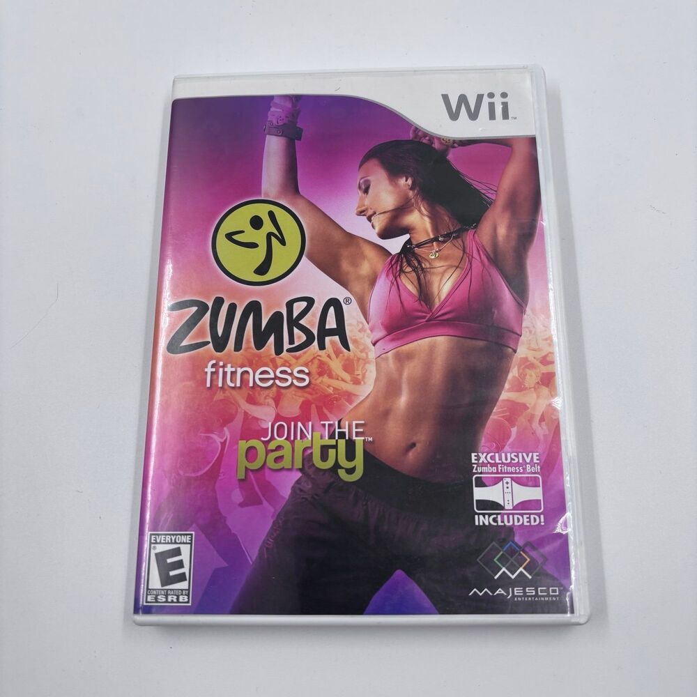 Zumba Fitness Join the Party Nintendo Wii Disc Case Manual CIB Dance Game